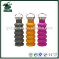 wholesalers china colorful drinking silicone water bottle with LFGB FDA BPA FREE